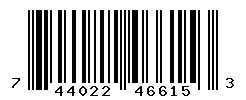 UPC barcode number 744022466153
