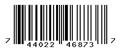UPC barcode number 744022468737