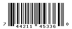 UPC barcode number 744211453360