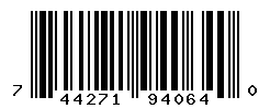 UPC barcode number 744271940640