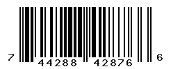UPC barcode number 744288428766