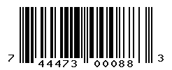 UPC barcode number 744473000883