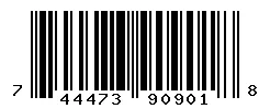 UPC barcode 744473909018
