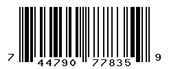 UPC barcode 744790778359