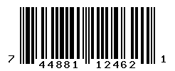 UPC barcode number 744881124621