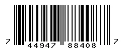 UPC barcode 744947884087