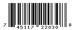 UPC barcode 745117220308
