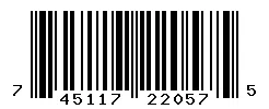 UPC barcode 745117220575