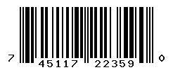 UPC barcode 745117223590