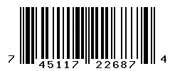 UPC barcode 745117226874