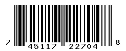 UPC 745117227048 barcode image