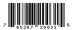 UPC barcode 745287200315