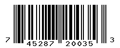 UPC barcode 745287200353