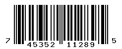 UPC barcode 745352112895
