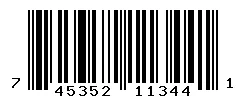 UPC barcode 745352113441