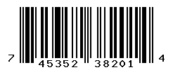 upc 745352382014 barcode image
