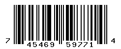 UPC barcode number 745469597714