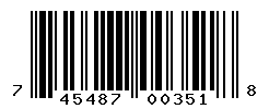 UPC barcode number 745487003518