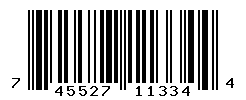 upc 745527113344 barcode image