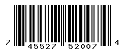 upc 745527520074 barcode image