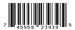 UPC barcode 745559239395