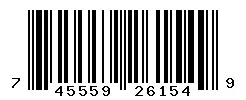 UPC barcode 745559261549