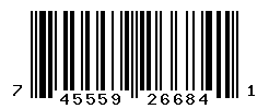 UPC barcode number 745559266841