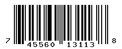 UPC barcode number 745560131138