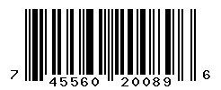 UPC barcode number 745560200896