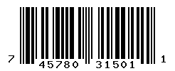 UPC barcode number 745780315011