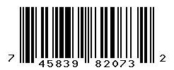 UPC barcode number 745839820732