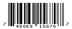 UPC barcode number 746069156707