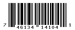 UPC barcode number 746134141041