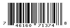 UPC barcode 746160713748