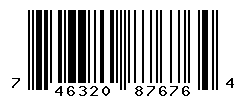 UPC barcode number 746320876764