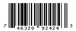 UPC barcode 746320924243
