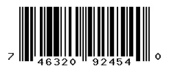 UPC barcode 746320924540
