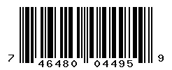 UPC barcode 746480044959