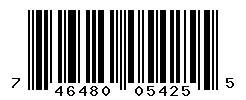 UPC barcode 746480054255