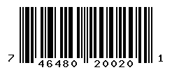 UPC barcode number 746480200201