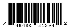 UPC barcode 746480213942