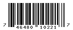 UPC barcode number 7464804102217
