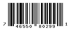 UPC barcode number 746550802991