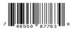 UPC barcode 746550877630