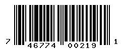 UPC barcode 746774002191