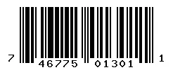 UPC barcode 746775013011