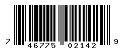 UPC barcode 746775021429