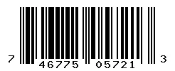 UPC 746775057213 barcode image