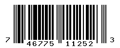 UPC barcode number 746775112523