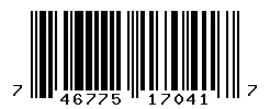 UPC barcode 746775170417